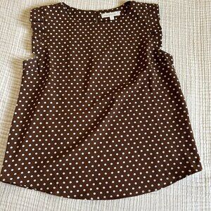 PolkaDot Cap Sleeve Top